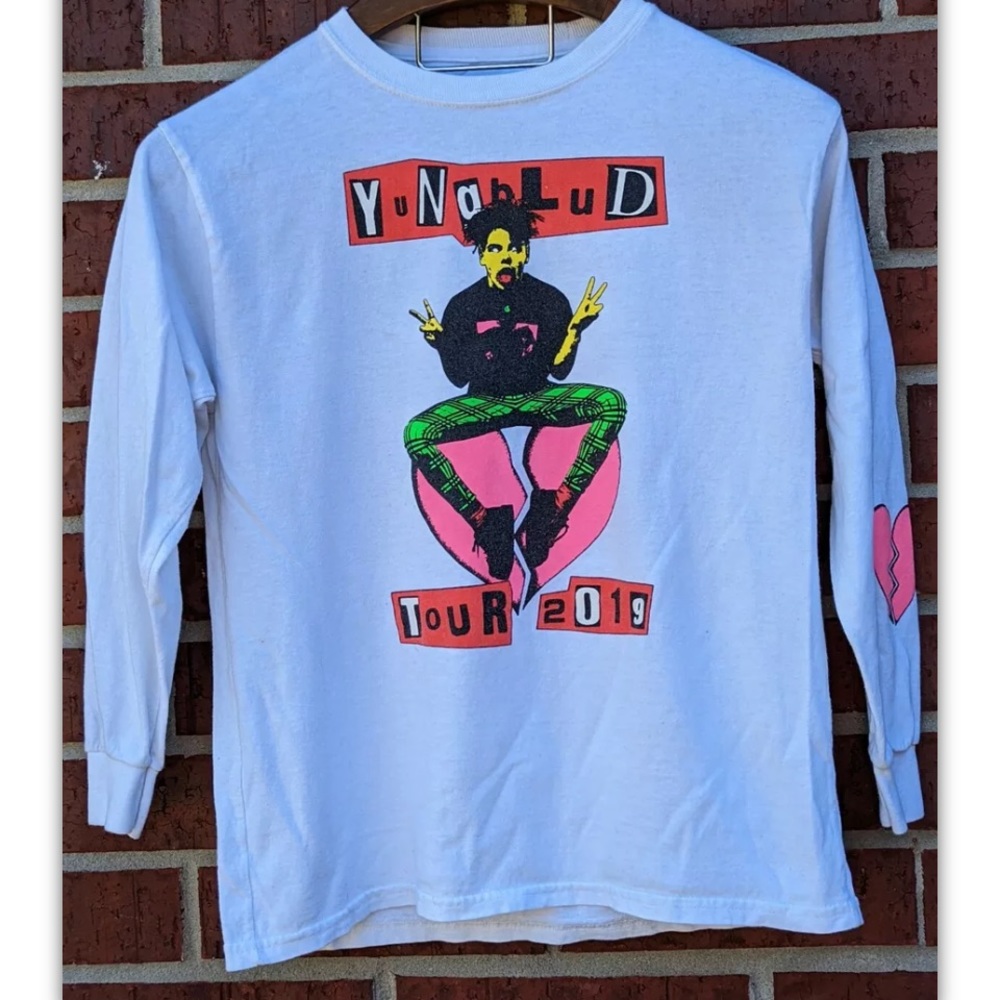 YUNGBLUD 2019 Concert Tour T-Shirt, XS, 2-Sided, Long Sleeve, North America Tour